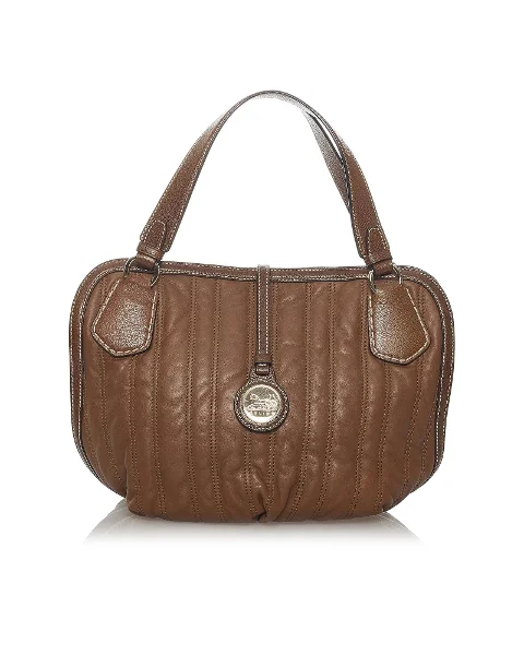 Brown Leather Celine Handbag