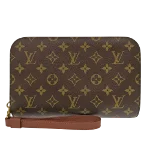 Brown Canvas Louis Vuitton Orsay