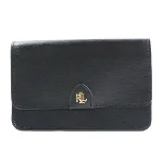 Black Leather Ralph Lauren Shoulder Bag