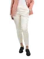 Beige Silk Saint Laurent Pants