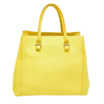 Yellow Leather Victoria Beckham Tote