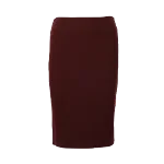 Burgundy Polyester Diane Von Furstenberg Skirt