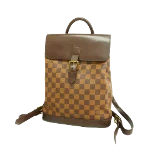 Beige Fabric Louis Vuitton Backpack