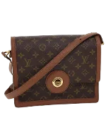 Brown Canvas Louis Vuitton Crossbody Bag