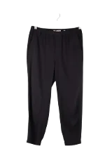 Black Fabric Vince Pants