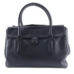 Black Fabric Anya Hindmarch Handbag