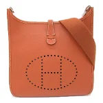 Brown Leather Hermès Shoulder Bag