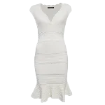 White Fabric Alexander McQueen Dress