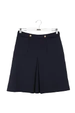 Navy Polyester Gerard Darel Skirt