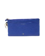 Blue Leather Anya Hindmarch Clutch