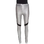 Metallic Fabric Just Cavalli Pants