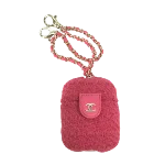 Pink Fabric Chanel Case