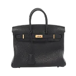 Black Leather Hermès Birkin