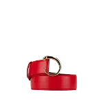 Red Leather Cartier Belt