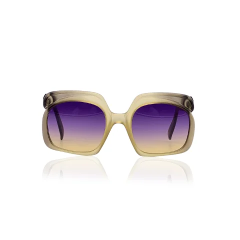 Yellow Acetate Dior Sunglasses