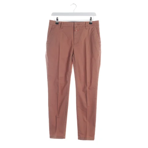 Pink Cotton Closed Pants