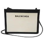 Beige Canvas Balenciaga Pouch