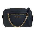 Black Leather Michael Kors Crossbody Bag