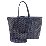 Blue Canvas Goyard Tote