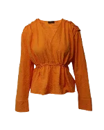 Orange Polyester Stine Goya Top