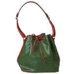 Green Leather Louis Vuitton Petit Noe