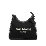 Black Canvas Balmain Shoulder Bag