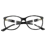 Black Plastic Jimmy Choo Glasses