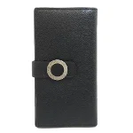 Black Leather Bvlgari Wallet