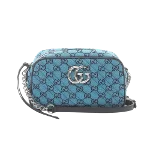 Blue Canvas Gucci Marmont