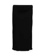 Black Polyester Theory Skirt