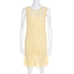 Yellow Cotton Ermanno Scervino Dress