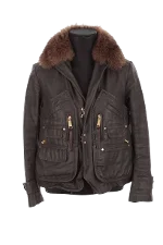 Brown Cotton Dsquared2 Jacket