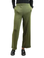 Green Cotton Loro Piana Pants