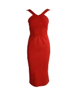 Red Polyester Zac Posen Dress