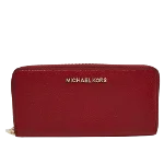 Red Leather Michael Kors Wallet