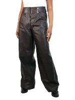 Brown Leather Remain Birger Christensen Pants