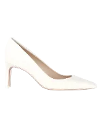 White Leather Sophia Webster Heels