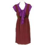 Purple Wool Kenzo Dress