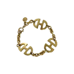 Gold Metal Celine Bracelet