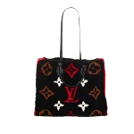 Black Wool Louis Vuitton Onthego