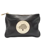 Black Fabric Mulberry Pouch