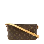 Brown Canvas Louis Vuitton Trotteur