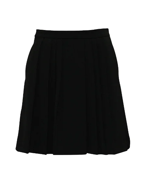 Black Polyester Neil Barrett Skirt