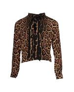 Animal print Silk Yves Saint Laurent Top