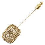 Gold Metal Chanel Brooch