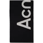 Black Fabric Acne Studios Scarf