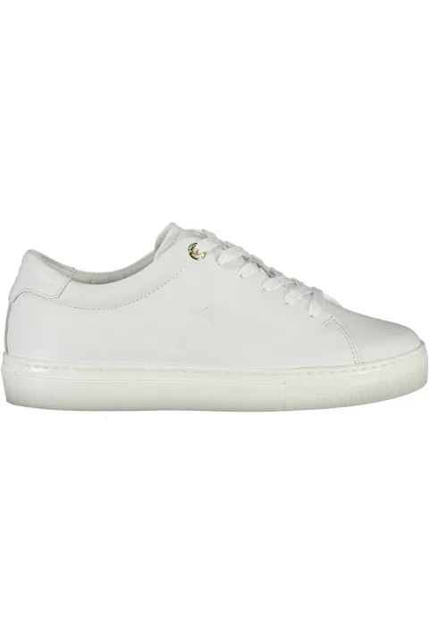 White Polyester Tommy Hilfiger Sneakers