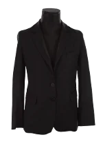 Black Wool Joseph Jacket