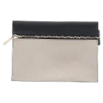 White Leather Victoria Beckham Clutch