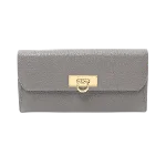 Grey Leather Salvatore Ferragamo Wallet